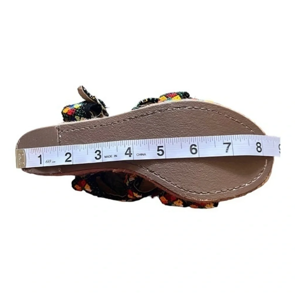Aby y2k tropical seed beaded wedge slingback espadrilles hemp rope sandals